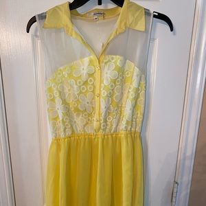 Floral Yellow Dress